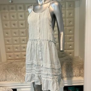 Free People Desert Days Stripe Mini Dress